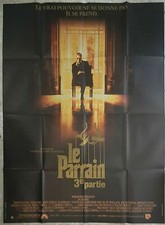 LE PARRAIN 3 - AFFICHE 120/160 DU FILM - MOVIE POSTER - FRANCIS FORD COPPOLA