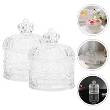  2 Pcs Petit Bocaux En Verre