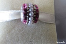 Charm 182 Perle nacre Cristaux roses / Amore & Baci