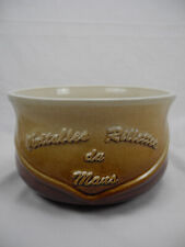 ancien pot céramique véritables rillettes Mans déco vintage old french pot Topf