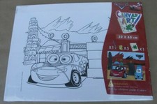 Set kit toile à peindre Cars