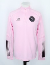 INTER MIAMI CF 2019-20 TRAINING TOP 1/4 ZIP VINTAGE ADIDAS AEROREADY MLS FS7075