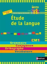 Etude de la langue CM1 