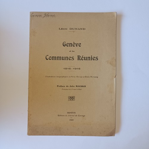 Genève les communes - et,