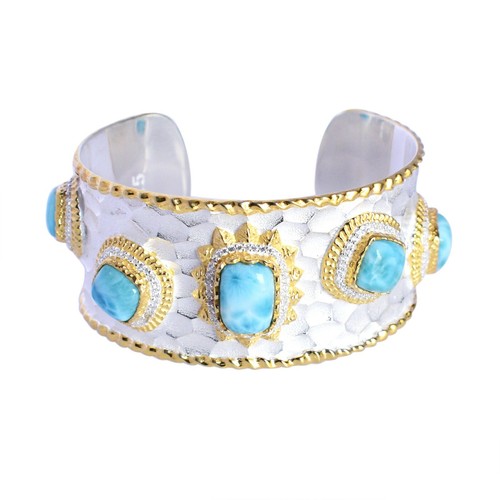 Bracelet manchette argent - en,