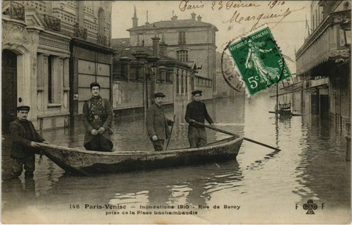 Cpa paris 12e rue de - rue, bercy