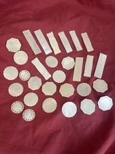 30 jetons anciens en nacre