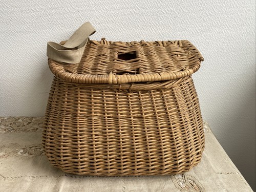 Ancien petit panier pêche - ancien, de