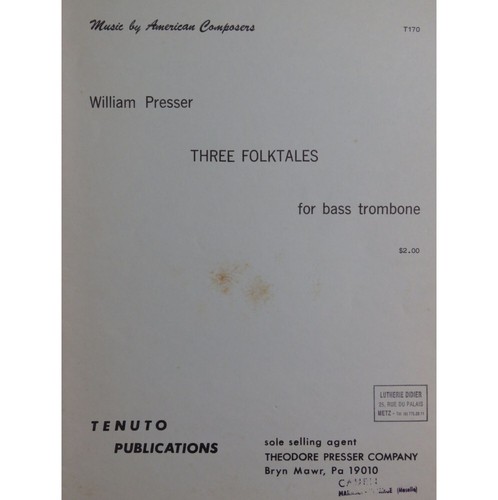 Presser william three - william,