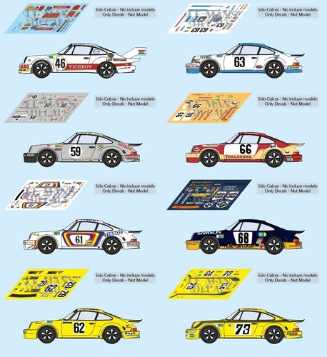 Decals porsche 911 - 911, carrera