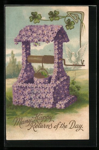Carte postale fontaine - , de