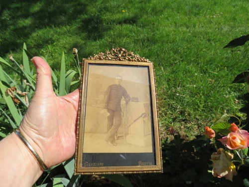 Ancien grand cadre photo - cadre,