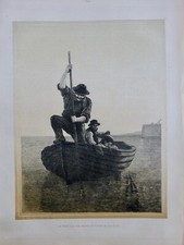 1873 PECHE A LA PLIE  TREMAIL