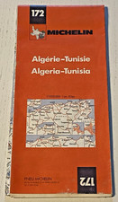 Carte MICHELIN N° 172 - Algérie Tunisie - 1978, 8ème Edition - Bel Etat
