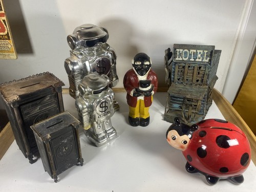 Lot tirelires vintage - 7,
