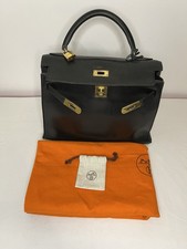 Hermès Kelly 32 cm Noir Box