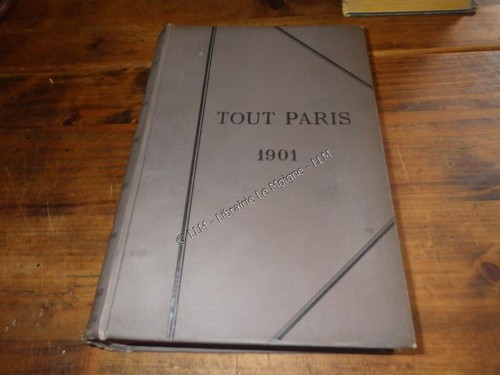 1901 tout paris annuaire - paris, la