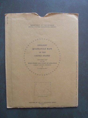Map 887 geologic - map, gq-887