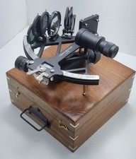 Sextant Tamaya nautique en aluminium massif 9" navigation fonctionnelle préci...