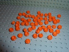 58 Orange round Plates 1 x 1 ref 4073 LEGO / Sets 7644 8076 4048 7649 7739 5517 