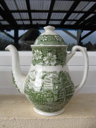 Cafetiere faïence anglaise - cafetiere,
