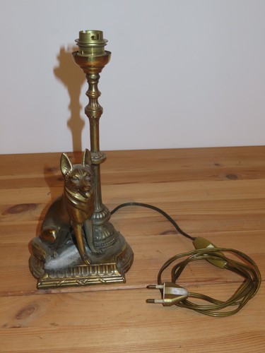 Lampe régule doré avec - lampe, en