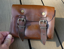 Trousse à outils vélo cuir - ancienne
