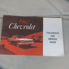 Manuel du propriétaire voiture voyageurs Chevrolet 1962 vintage