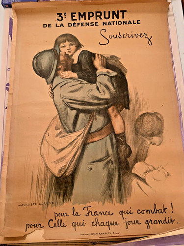 Affiche ancienne emprunt - ancienne,