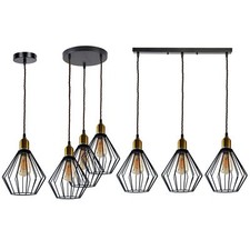 Suspension en métal abat-jour