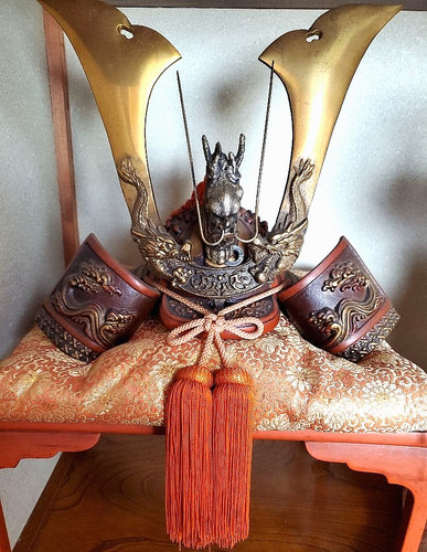 Casque japonais samouraï - japonais,