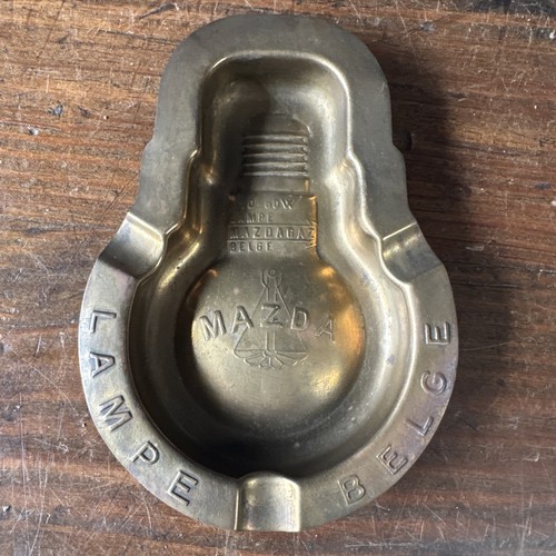 Rare cendrier ancien - rare, ampoule