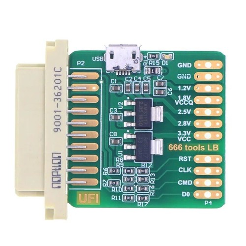 Isp emmc adapter for - emmc, box
