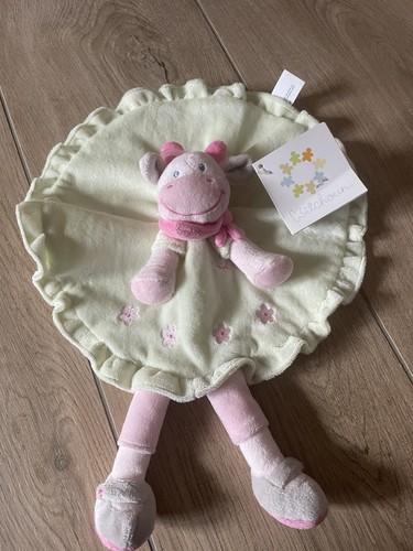 Doudou peluche nicotoy rose - doudou,