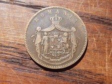 Roumanie, 10 Bani 1867 WATT & Co, bel état
