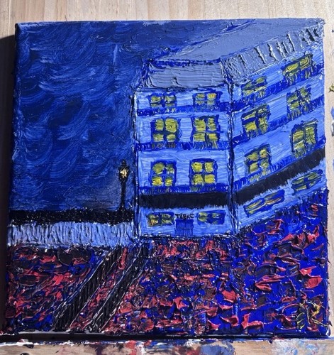 Tableau huile sur toile - tableau,
