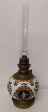 Lampe A Pétrole Faïence De