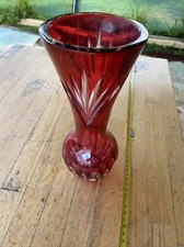 n°1  ) Ancien vase en Cristal