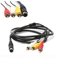 Câble AV RCA S-Vidéo pour