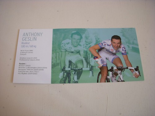 Cyclisme carte postale fdj - carte,
