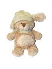 Doudou peluche chien beige