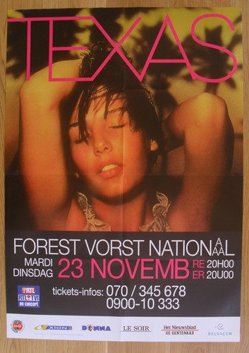 Texas affiche concert - texas,