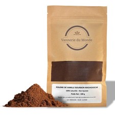 Poudre de Vanille Bourbon de Madagascar - Sachet de 100g - Qualité Premium