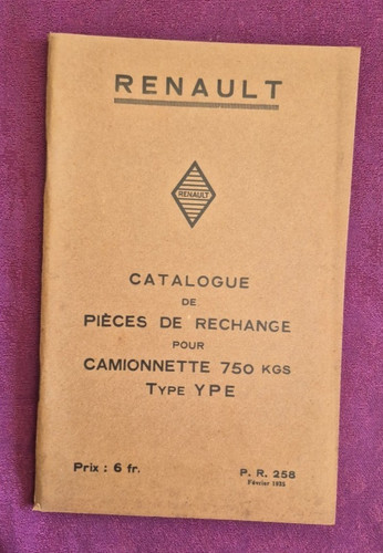 Renault camionnette type - type, /
