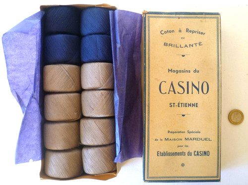 Ancienne boite pelotes - ancienne,