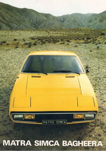 Catalogue brochure matra simca - matra,