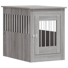 Meuble de cage pour chiens sonoma 55 x 80 x 68 cm gris Helloshop26 02_0043373