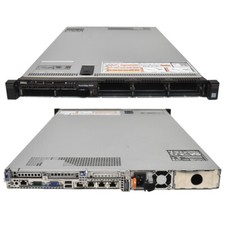 Serveur rack Dell PowerEdge R630 2x E5-2680 V3 32Go RAM DDR4 8x 2,5" H330 1x PSU