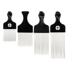 Métal Afro Afro-Américain Pick Peigne Outil De Coiffure Tresse pour un Usage