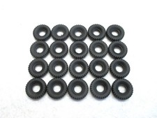 Lot de 20 pneus noirs 21mm